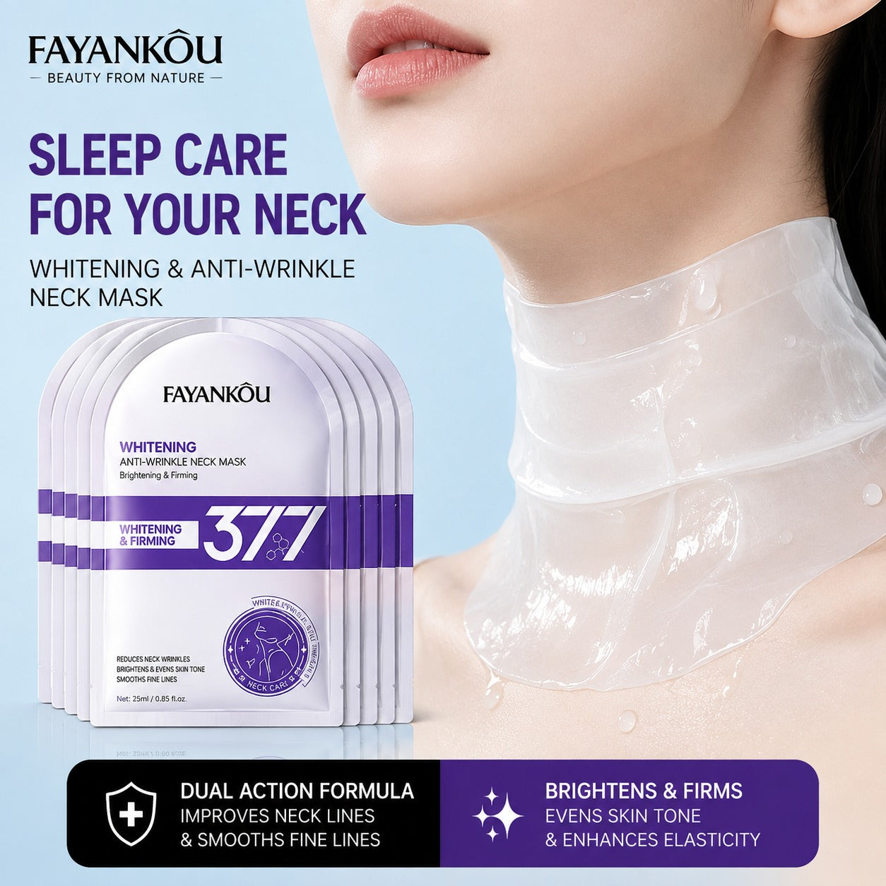 FAYANKOU Whitening Anti-Wrinkle Neck Mask (377)
